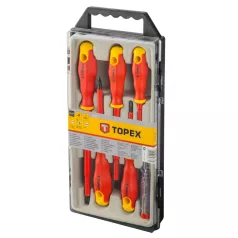 TOPEX Csavarhúzó Klt. 6R. Szigetelt 1000V