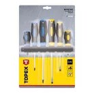 TOPEX Csavarhúzó Készlet 6R. Tartóval