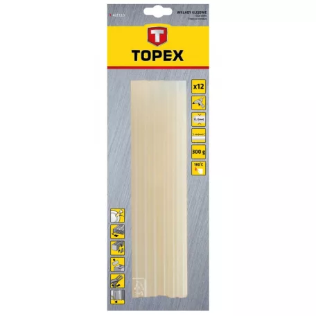 TOPEX Ragasztópatron Q11*250 mm 12 db