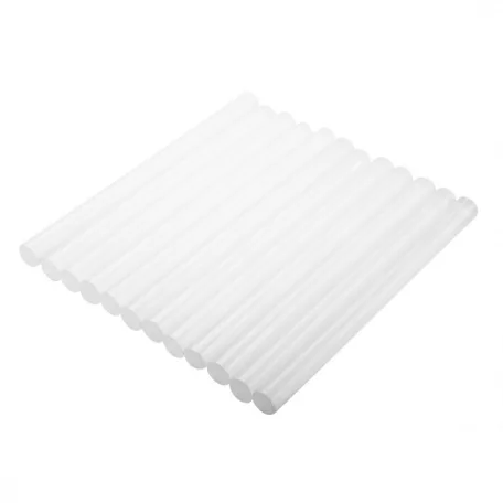 TOPEX Ragasztópatron Q8*100 mm 12 db Átlátszó