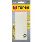 TOPEX Ragasztópatron Q8*100 mm 12 db Átlátszó