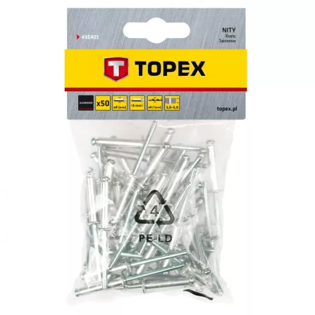 TOPEX Popszegecs 4.0*8 mm 50 db