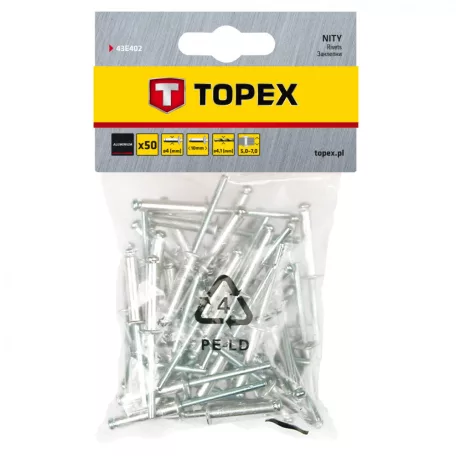 TOPEX Popszegecs 4.0*10 mm 50 db