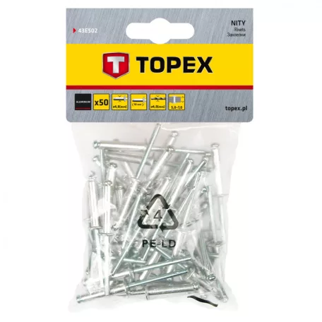 TOPEX Popszegecs 4.8*10 mm 50 db
