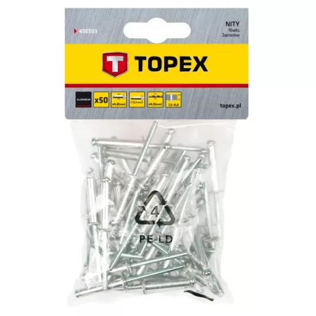 TOPEX Popszegecs 4.8*12 mm 50 db