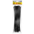 TOPEX Kábelkötegelő 4,8*370 mm Fekete 75 db