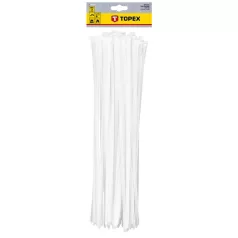 TOPEX Kábelkötegelő 7,6*500 mm Fehér 75 db