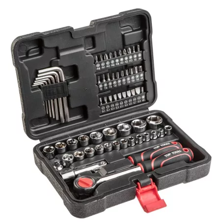 TOP TOOLS Dugókulcs Klt. 3/8" 63 Részes