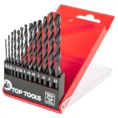 TOP TOOLS Fém Csigafúró Készlet 13R. 1,5-6,5 mm