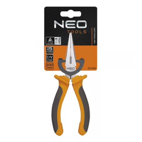 NEO TOOLS Hosszúcsörü Fogó Egy 200mm Műa.Ny.