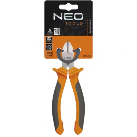 NEO TOOLS Oldalcsípőfogó 180mm Műa.Ny.