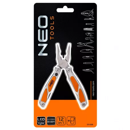 NEO TOOLS Multifunkciós Szerszám 155M 12Funkc.Ledl