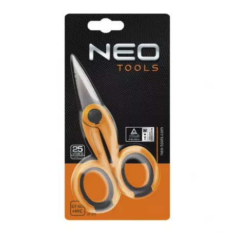 NEO TOOLS Műszerészolló 140mm Él:45mm