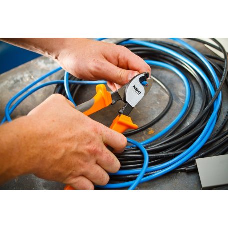 KÁBELVÁGÓ FOGÓ 160MM MAX:10MM ALU,RÉZ NEO TOOLS