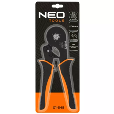 NEO TOOLS Krimpelő.Érvéghüvelyfogó Hatszögp.0,1-16 