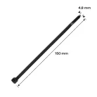 NEO TOOLS Kábelkötegelő Extrem 4,8*150 Fekete100 db 