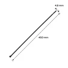 NEO TOOLS Kábelkötegelő Extrem 4,8*450 Fekete 50 db 