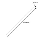 NEO TOOLS Kábelkötegelő Extrem 3,6*150 Fehér 100 db 