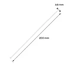 NEO TOOLS Kábelkötegelő Extrem 3,6*200 Fehér 100 db 