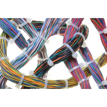 NEO TOOLS Kábelkötegelő Extrem 4,8*150 Fehér 100 db 