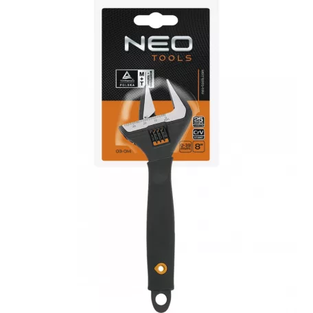 NEO TOOLS Állitható Csavarkulcs 200mm 0-38mm