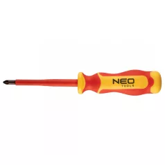 NEO TOOLS Csavarhúzó Pz2* 100mm Szigetelt 1000V S2