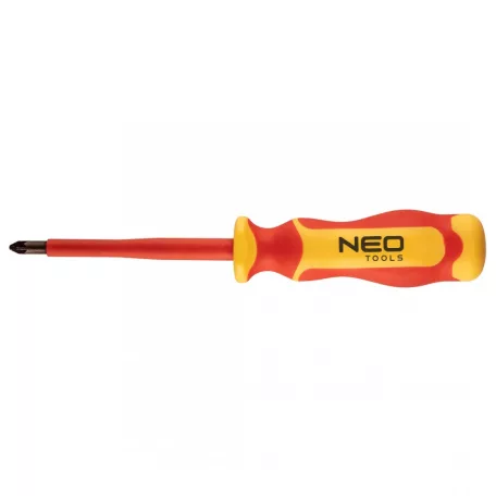 NEO TOOLS Csavarhúzó Pz2* 100mm Szigetelt 1000V S2