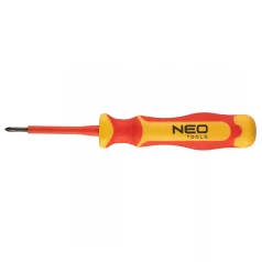 NEO TOOLS Csavarhúzó Ph0*60mm Szigetelt 1000V S2