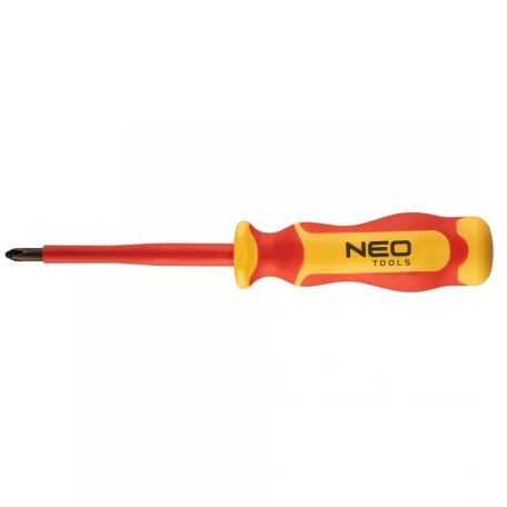 NEO TOOLS Csavarhúzó Ph2*100mm Szigetelt 1000V S2