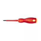 NEO TOOLS Csavarhúzó Sl/Pz1*80 mm 1000V. Szigetelt 