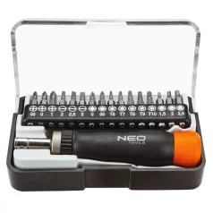 NEO TOOLS Műszerész Csavarhúzó Klt. 17R. Cser.Fej