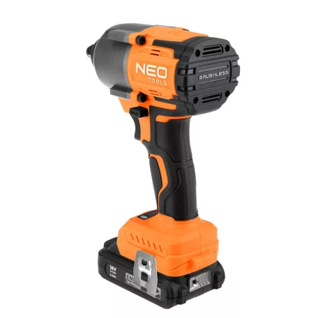 NEO TOOLS Ütvecsavarozó Akkus 1/2" Energy+ 18V 850 Nm (Akku Nélkül) - 