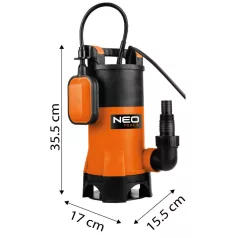 NEO TOOLS Szennyvíz Szivattyú 900W 16000L/H