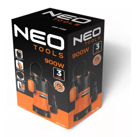 NEO TOOLS Szennyvíz Szivattyú 900W 16000L/H