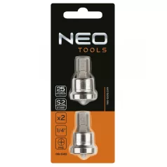 NEO TOOLS Bit Hegy Ph2 1/4" 2 db Gipszk