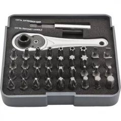 NEO TOOLS Bit Készlet Tartóban Racsnis 38R.Tool