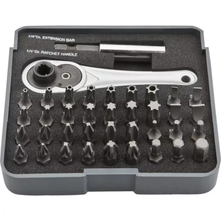 NEO TOOLS Bit Készlet Tartóban Racsnis 38R.Tool