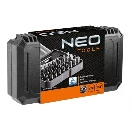 NEO TOOLS Bit Készlet Tartóban Racsnis 38R.Tool
