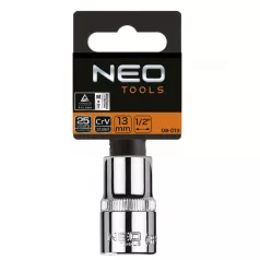 NEO TOOLS Dugókulcs Fej 1/2" 8mm 6P.