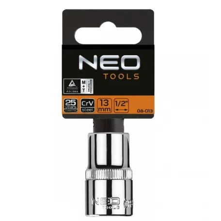 NEO TOOLS Dugókulcs Fej 1/2" 8mm 6P.