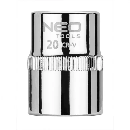 NEO TOOLS Dugókulcs Fej 1/2" 20mm 6P.