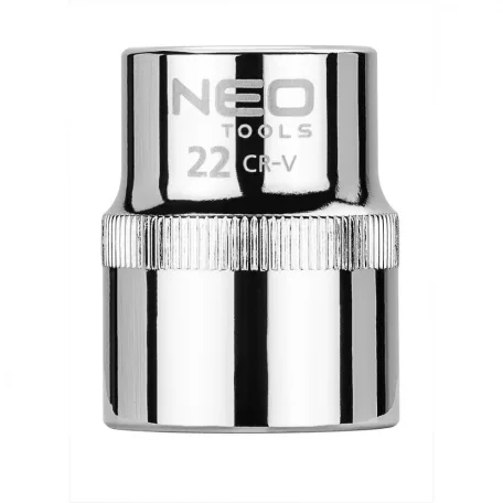 NEO TOOLS Dugókulcs Fej 1/2" 22mm 6P.