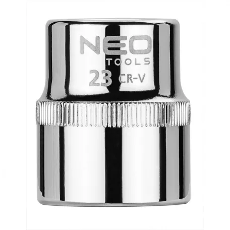 NEO TOOLS Dugókulcs Fej 1/2" 23mm 6P.