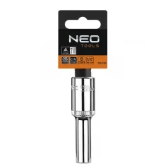NEO TOOLS Dugókulcs Fej 1/2" 10mm 77mm 6P