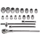 NEO TOOLS Dugókulcs Készlet 21R. 3/4" Fémdob.