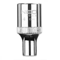 NEO TOOLS Dugókulcs Fej 1/4" 4mm 6P.