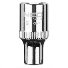 NEO TOOLS Dugókulcs Fej 1/4" 5mm 6P.