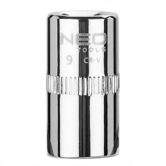 NEO TOOLS Dugókulcs Fej 1/4" 9mm 6P.