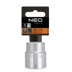 NEO TOOLS Dugókulcs Fej 3/4" 21mm 6P.