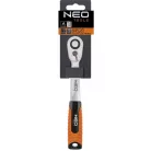 NEO TOOLS Racsnis Hajtókar 1/4"145mm Váltós 72Fog